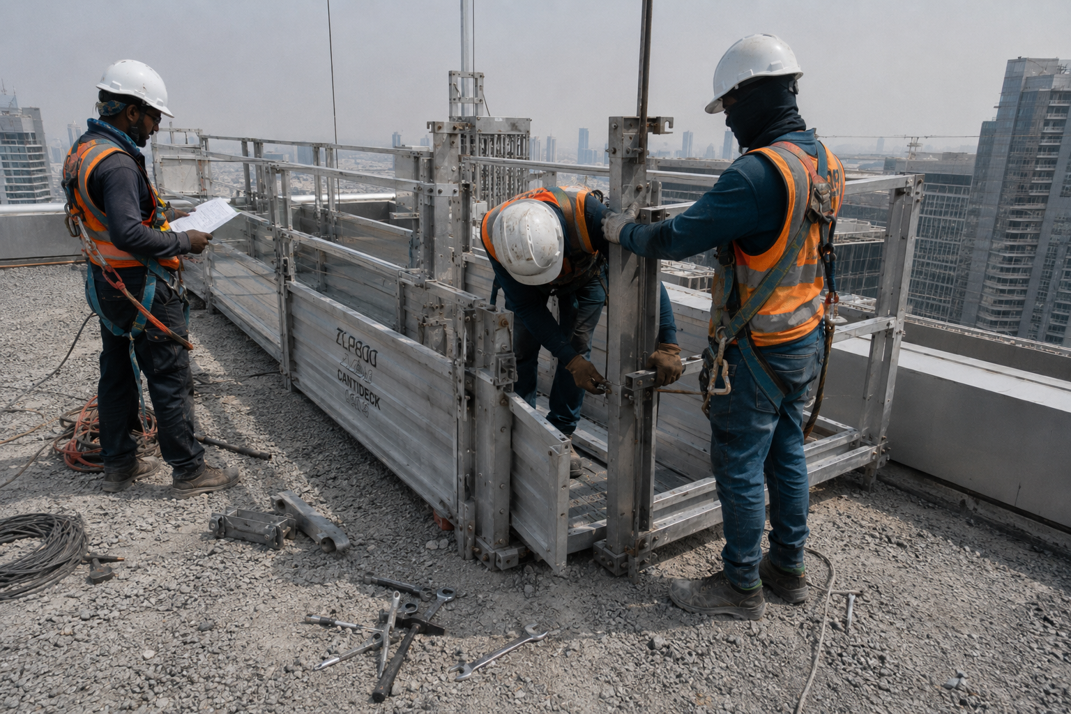 Cradle maintenance services UAE — inspection, repair and certification