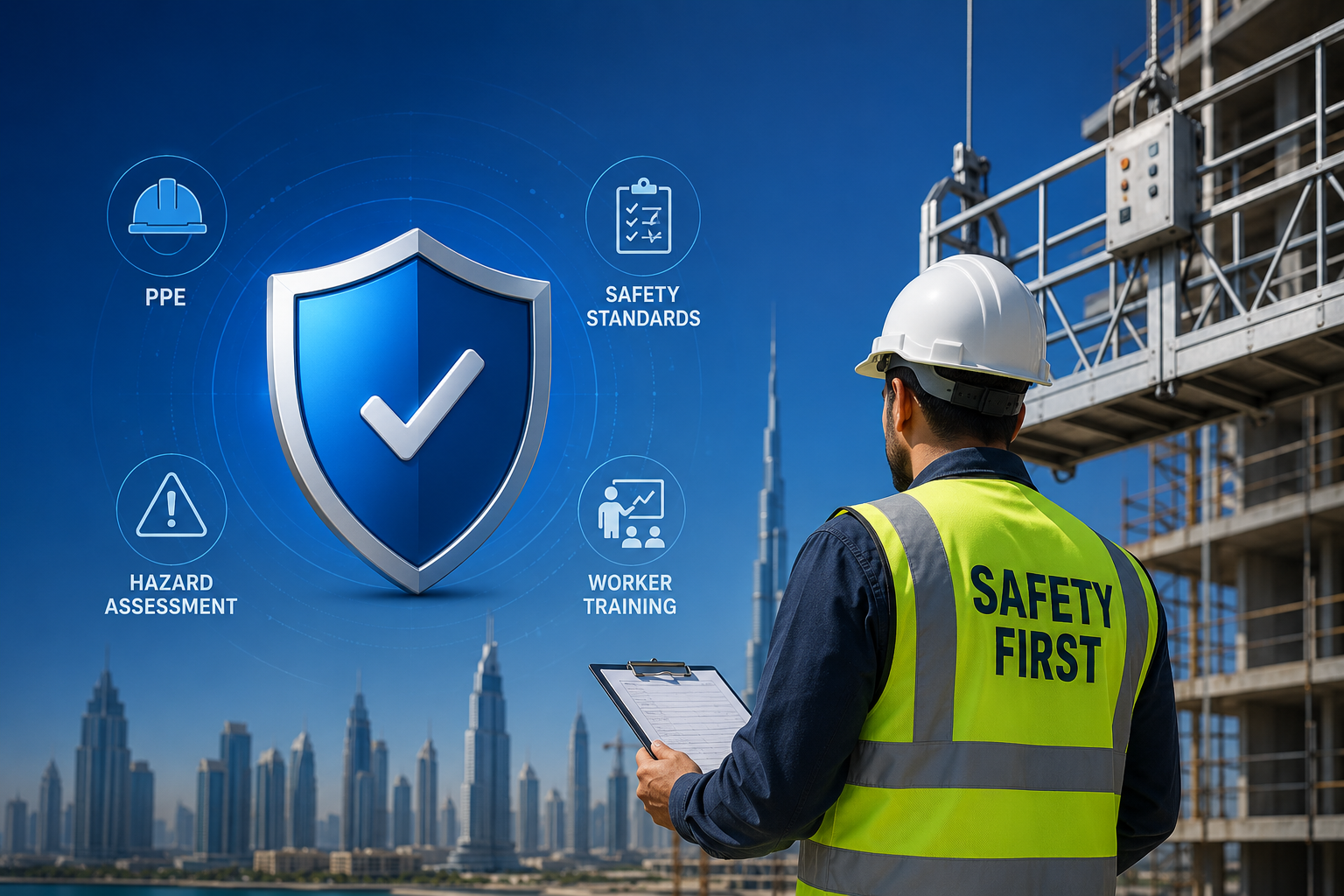 UAE suspended platform safety standards